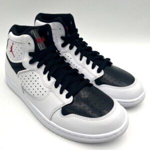 Nike Air Jordan Jumpman White Red Black High-Top Running Shoes Sneakers Men 9